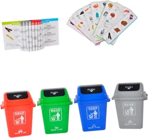 Can Game for Material Cognition and Learning Smooth Surface Design for 1Set Garbage Sorting Early sleepiness skillful Educational Teaching for Interactive Trash 