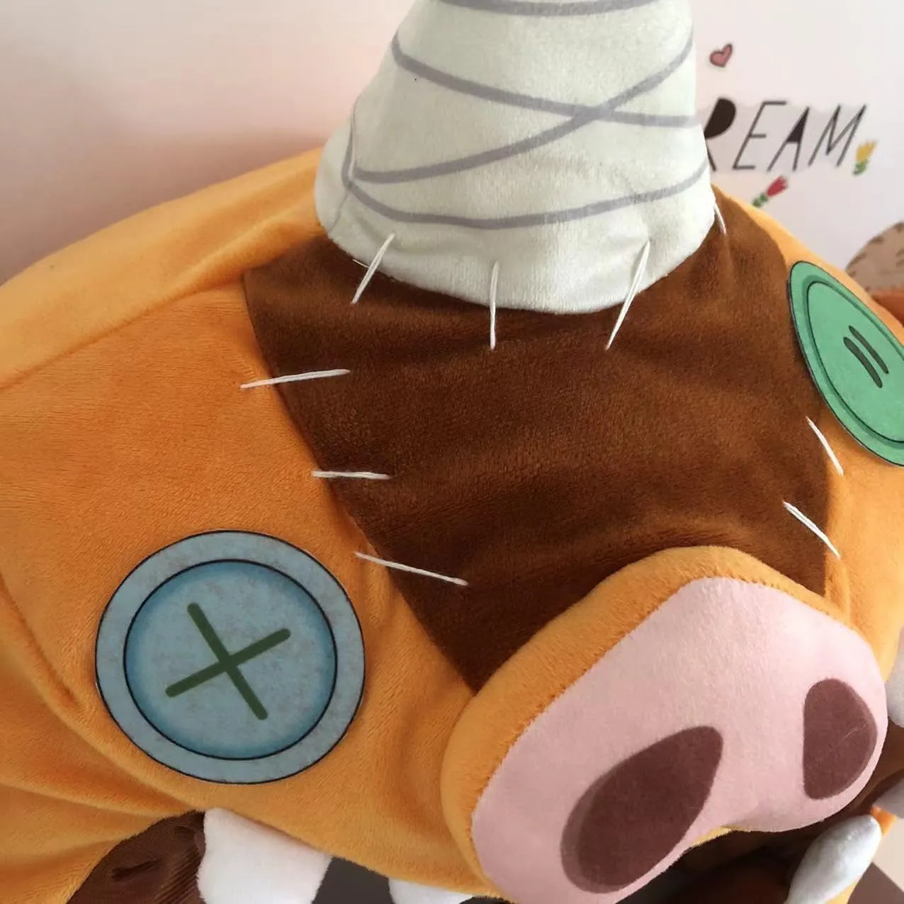 Cartoon Toy Decorative Helmet Halloween BOTW Kids Bokoblin Mask TOTK Link Pig Plush Hat Cosplay Prop Xmas Gift rebuild boule abbreviate inflection withstand factual Cute 