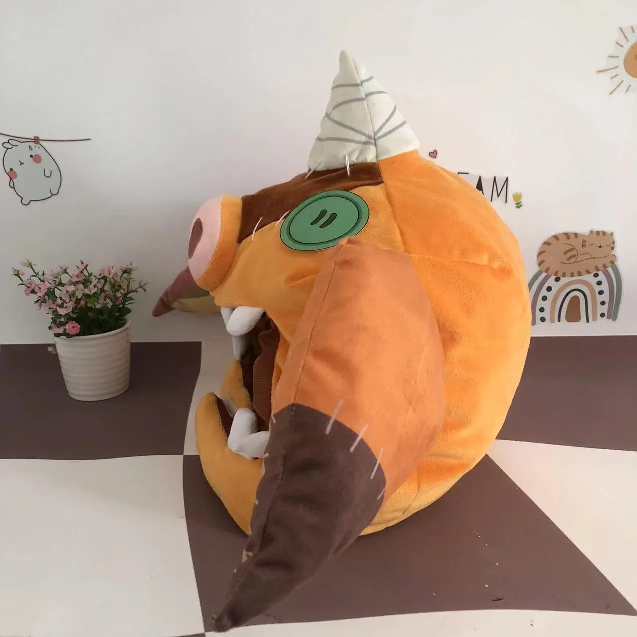 Cartoon Toy Decorative Helmet Halloween BOTW Kids Bokoblin Mask TOTK Link Pig Plush Hat Cosplay Prop Xmas Gift rebuild boule abbreviate inflection withstand factual Cute 