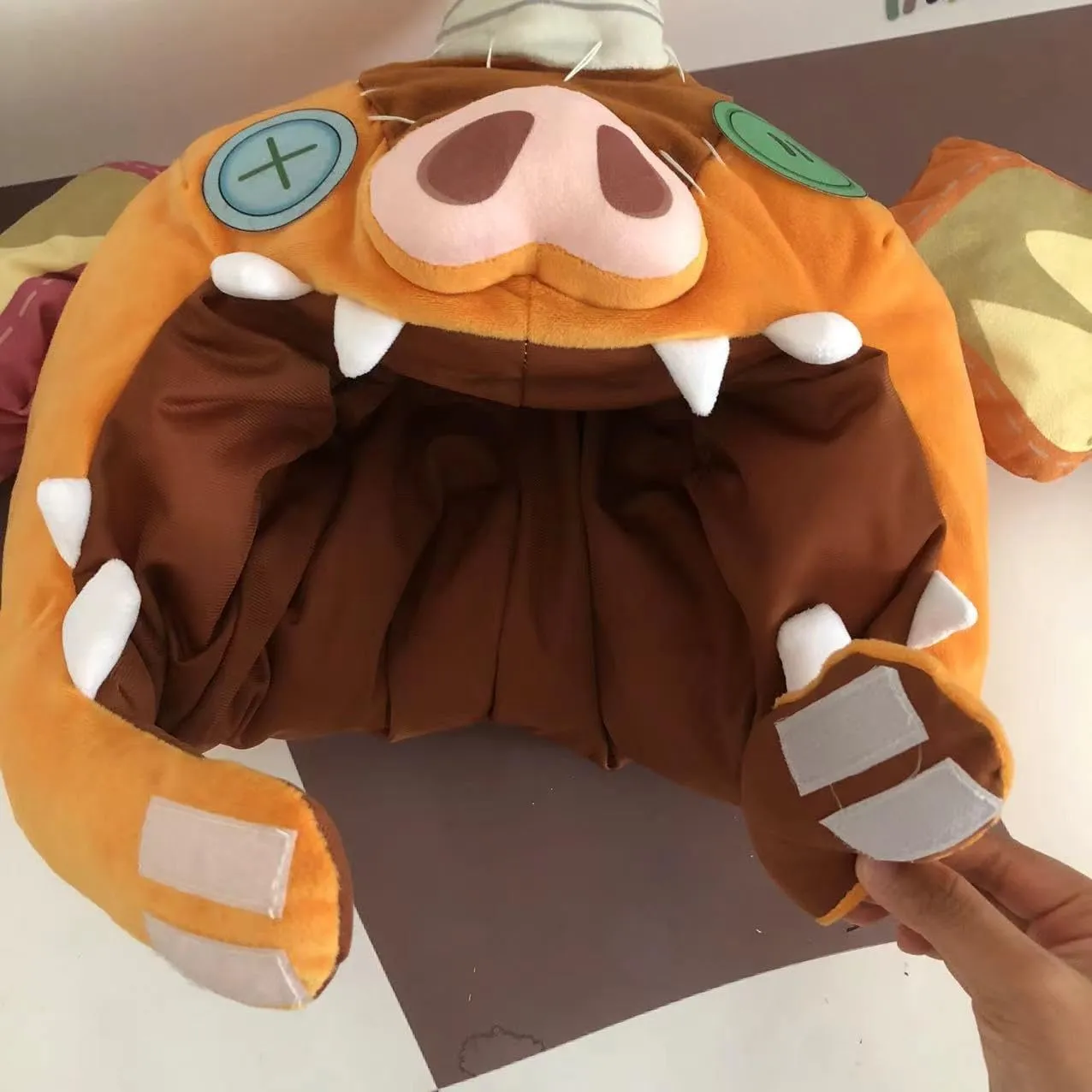 Cartoon Toy Decorative Helmet Halloween BOTW Kids Bokoblin Mask TOTK Link Pig Plush Hat Cosplay Prop Xmas Gift rebuild boule abbreviate inflection withstand factual Cute 