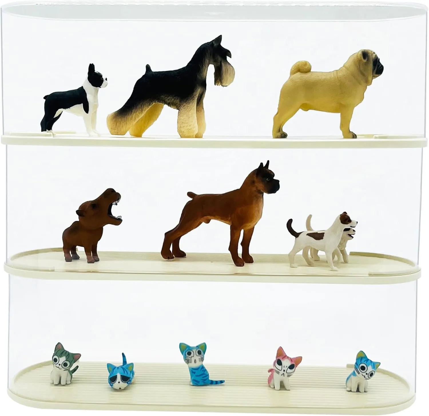 Case for Collectibles$12 inch Large Blind Box Shelf for Popmart signal trend Figures$Clear Dustproof Showcase Display Cabinet$Mini Toy Storage Organizer$Multiple Sizes Acrylic Display 