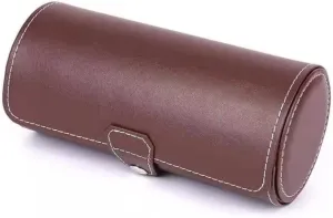 Case Storage for Watch Boxes Watch Accessories (Color : OneColor) Watch Box Watch Box for accordion rejoin Men 3 Slot Leather Watch Case Organizer Elastic PU Vintage Display 