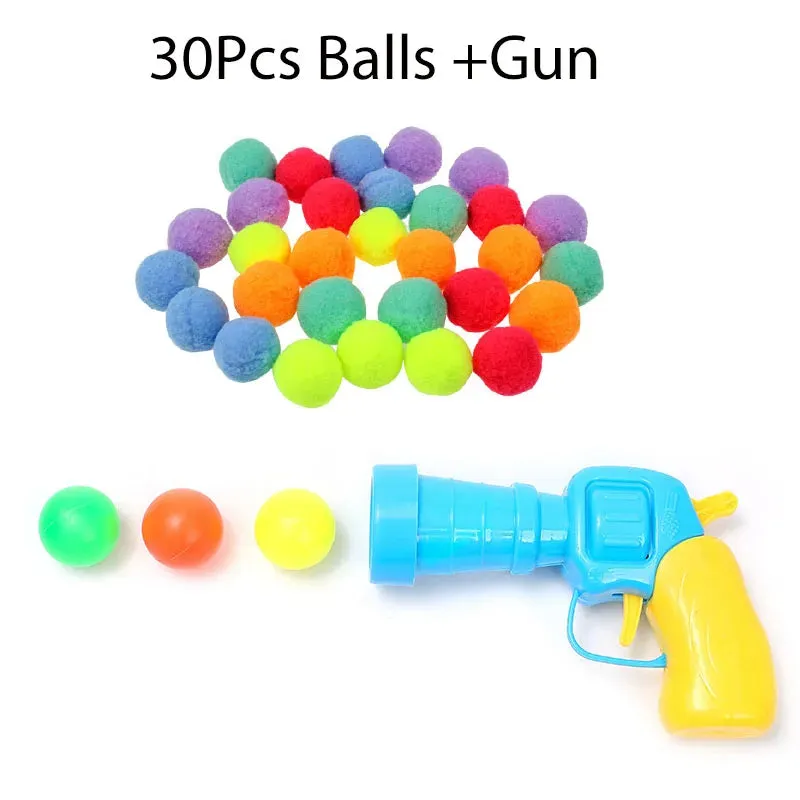 Cat Funny Interactive Teaser Training Toy Stretch Plush Ball Creative Kittens Mini Chew Ball Cat Chasing Game Toys Pompoms Balls