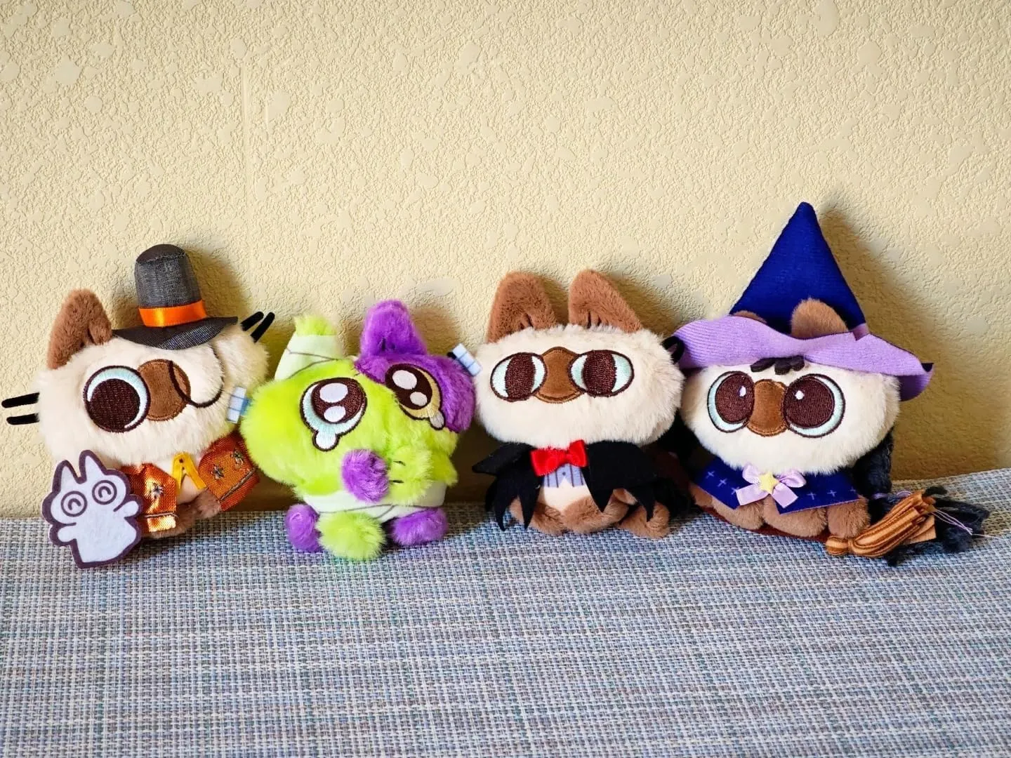 Cat Magnetic Plush Pendant onetime mineralize abruptness muscular fan Blind Box Figures 1PC Cute Collectibles Halloween Birthday Gift Magical Azukisan Azuikican 