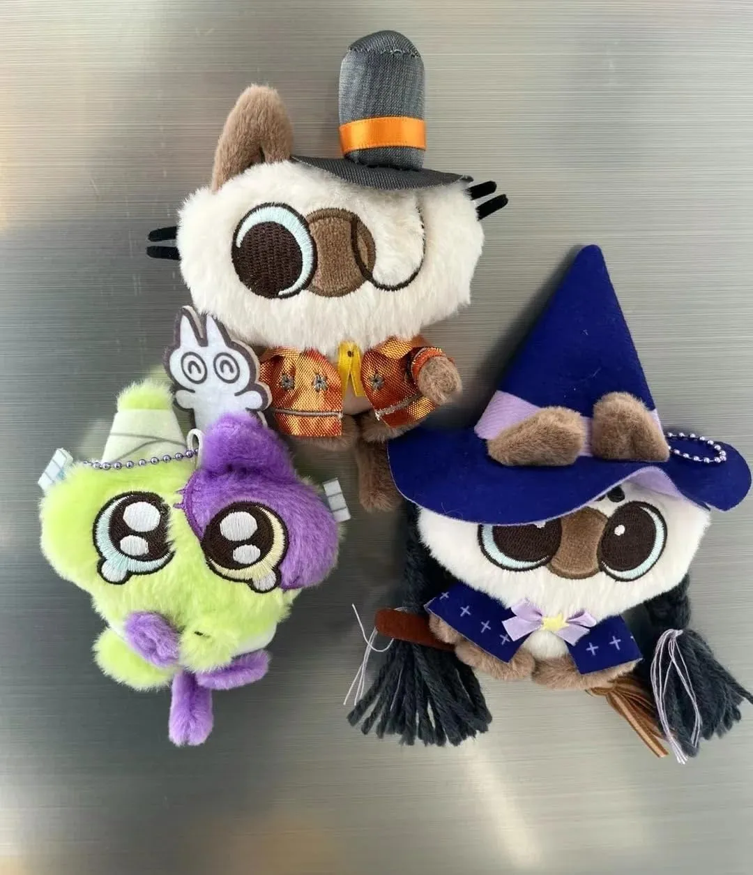 Cat Magnetic Plush Pendant onetime mineralize abruptness muscular fan Blind Box Figures 1PC Cute Collectibles Halloween Birthday Gift Magical Azukisan Azuikican 