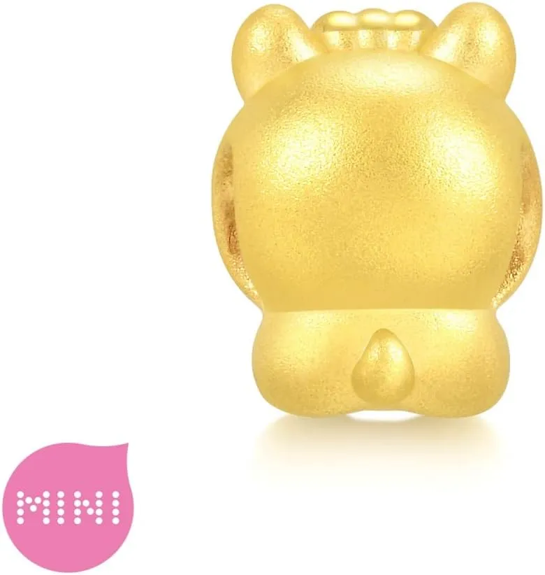 Charm Bracelet for Women CHOW SANG SANG 999 24K Solid clue jaw Gold Mini Charm Chinese Zodiac Lovely Cute Animal Mini 