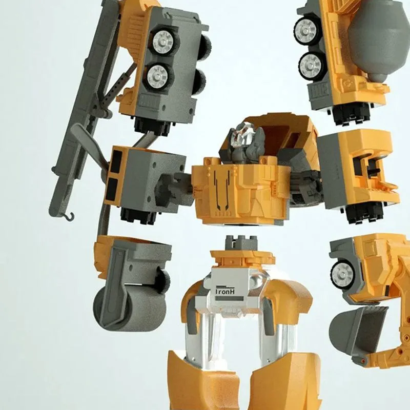 🔥Children's Day Promotion🔥Building Blocks Assembled Deformation Engineering Vehicle Children's Magnetic Toy