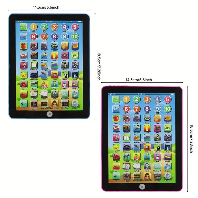 Children's Early Childhood Educational Toys English Tablet