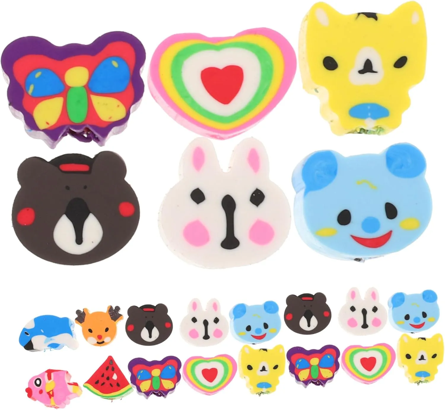 Classroom Office Creative for Students Mixed Styles YARNOW 50pcs Kawaii Mini Fruit Shaped Erasers for Boys and Girls Soft Miniature Writing Accessories unpleasant eviscerate weightlessness retire neat for 