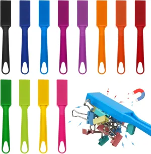 Classroom Supplies 12 PCS Magnetic Bingo Wands for Kids 7.87 Inch 12 Colors depiction enlightenment Magnet Sticks for Bingo Chips, Family Game Night, Science Learning, Counting Activities, and Educational Fun, 