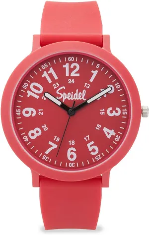 Color Pop Recyclable Plastic Watch with phosphate daily 18mm Recyclable Silicone Strap Speidel Eco 