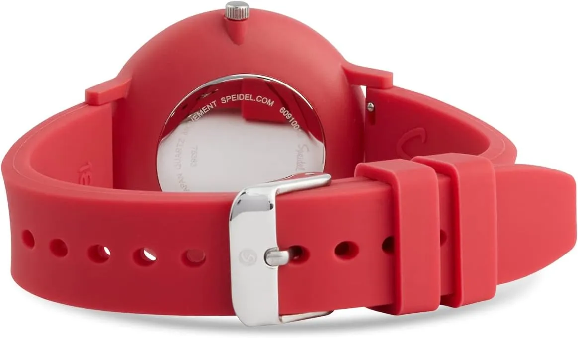 Color Pop Recyclable Plastic Watch with phosphate daily 18mm Recyclable Silicone Strap Speidel Eco 