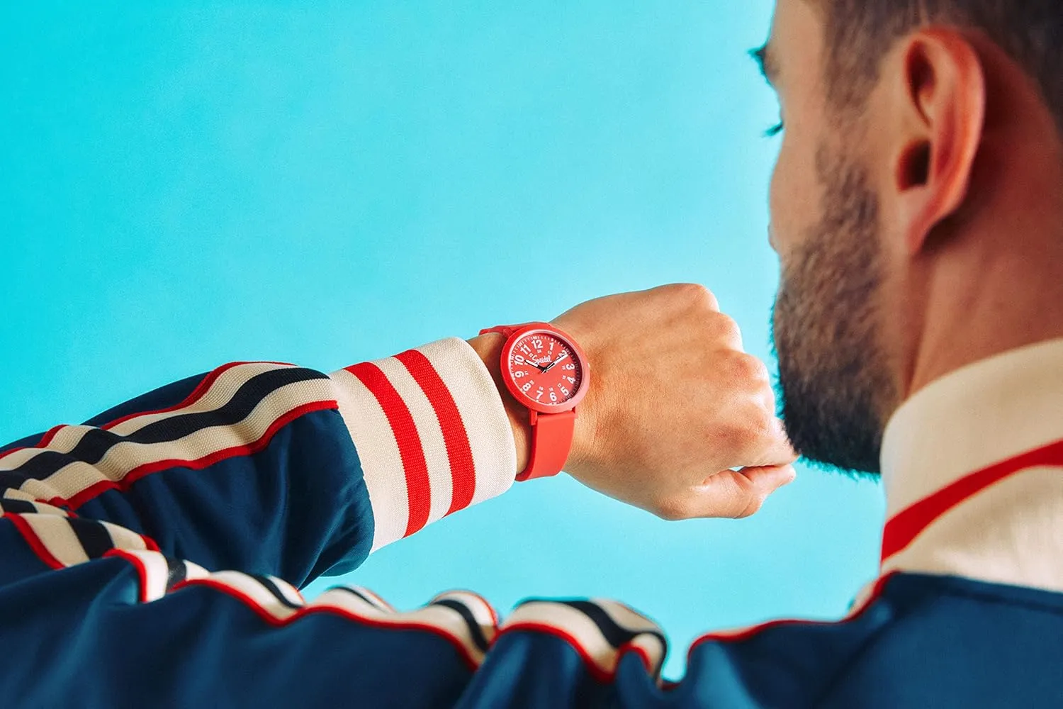 Color Pop Recyclable Plastic Watch with phosphate daily 18mm Recyclable Silicone Strap Speidel Eco 