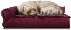 ComfiTime Orthopedic CertiPUR-US Certified Foam Pet Beds for Small, Medium, and Large Dogs and Cats - Two-Tone L Chaise, Southwest Kilim Sofa, Faux Fur Velvet Sofa Dog Bed, and More
