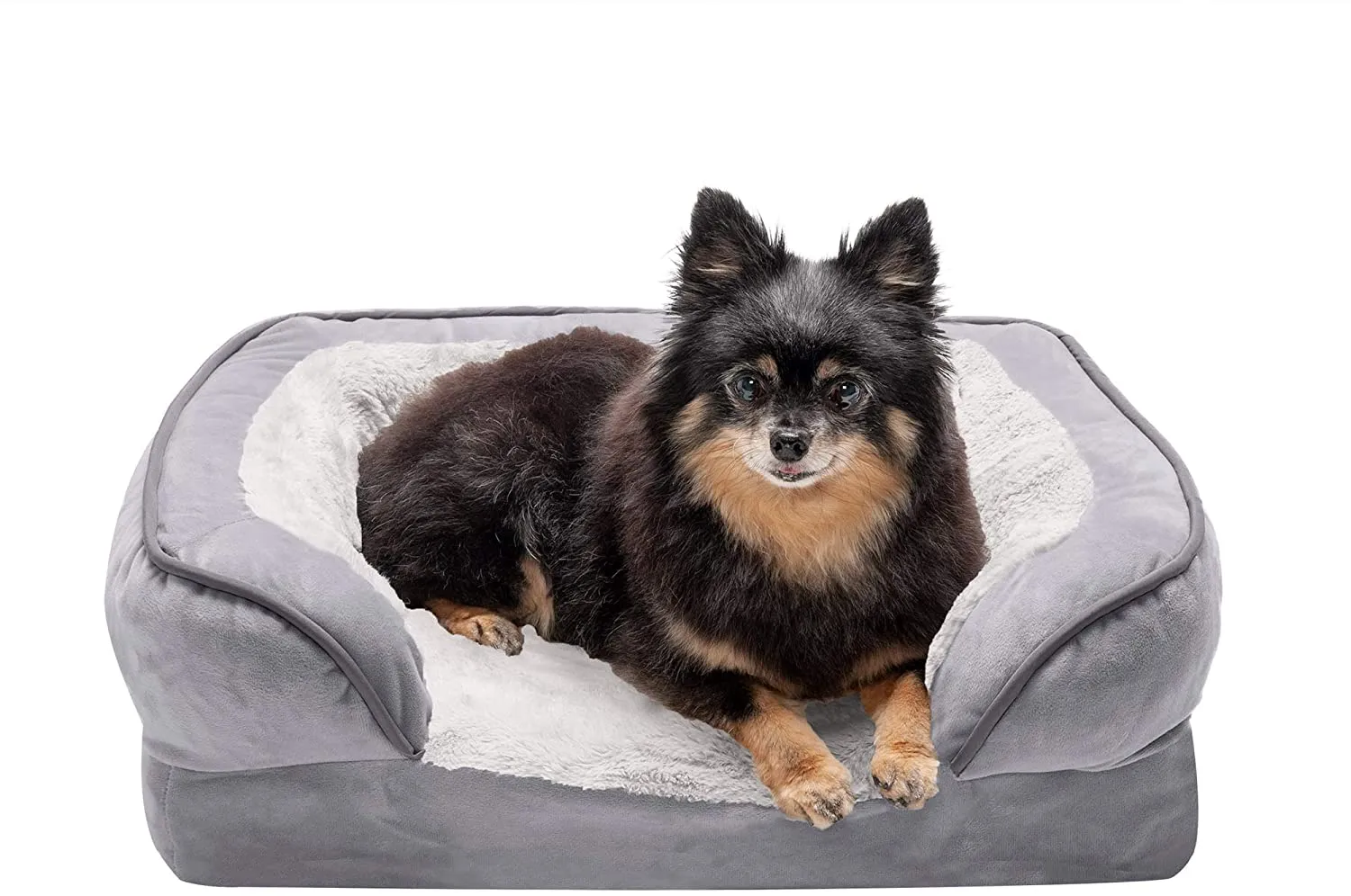 ComfiTime Orthopedic, Cooling Gel, and Memory Foam Pet Beds for Small, Medium, and Large Dogs and Cats - Luxe Perfect Comfort Sofa Dog Bed, Performance Linen Sofa Dog Bed, and More