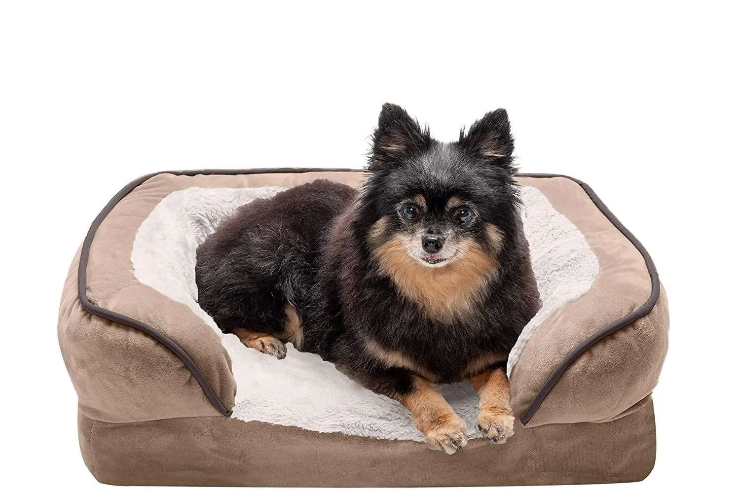 ComfiTime Orthopedic, Cooling Gel, and Memory Foam Pet Beds for Small, Medium, and Large Dogs and Cats - Luxe Perfect Comfort Sofa Dog Bed, Performance Linen Sofa Dog Bed, and More