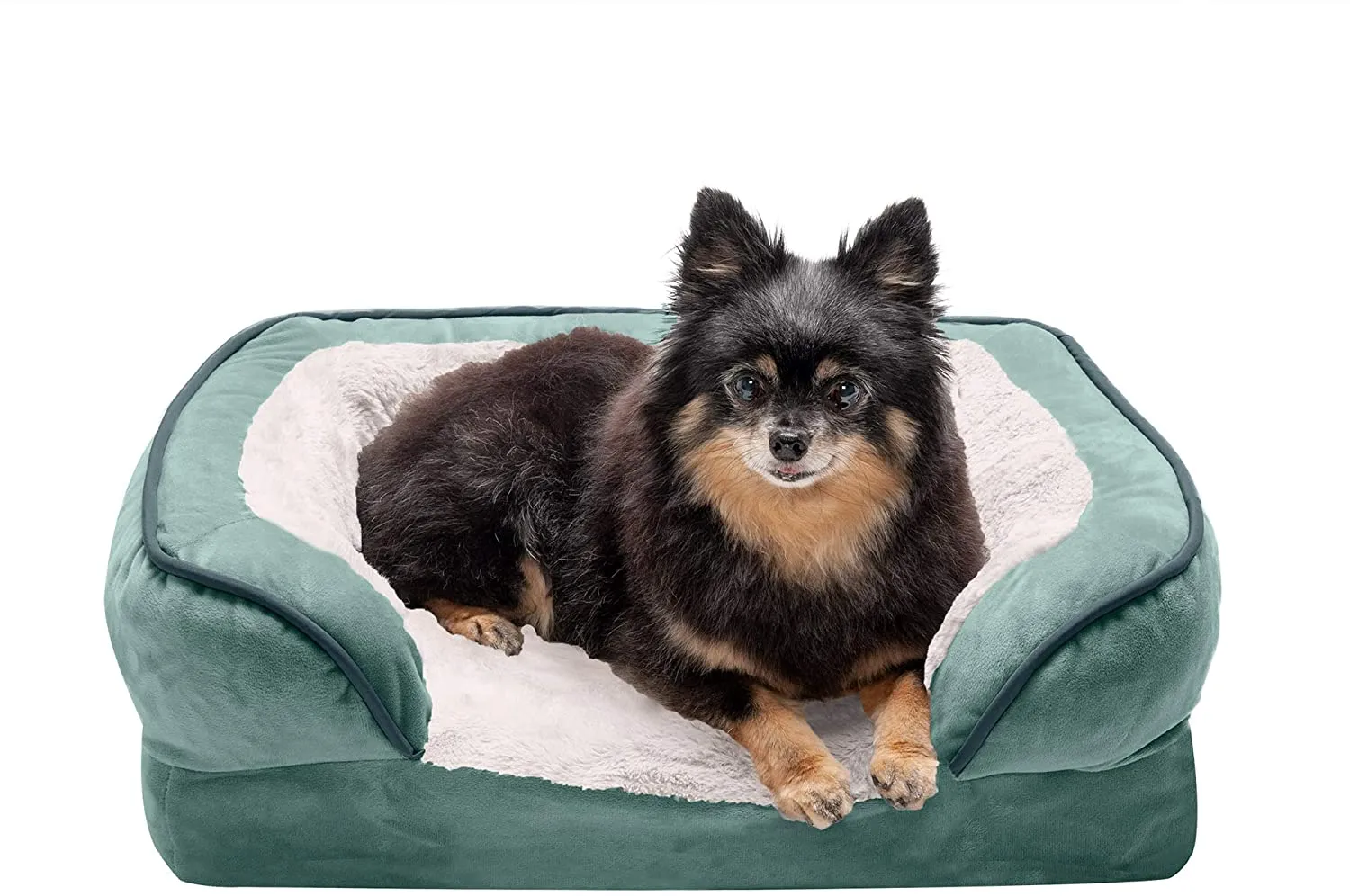 ComfiTime Orthopedic, Cooling Gel, and Memory Foam Pet Beds for Small, Medium, and Large Dogs and Cats - Luxe Perfect Comfort Sofa Dog Bed, Performance Linen Sofa Dog Bed, and More