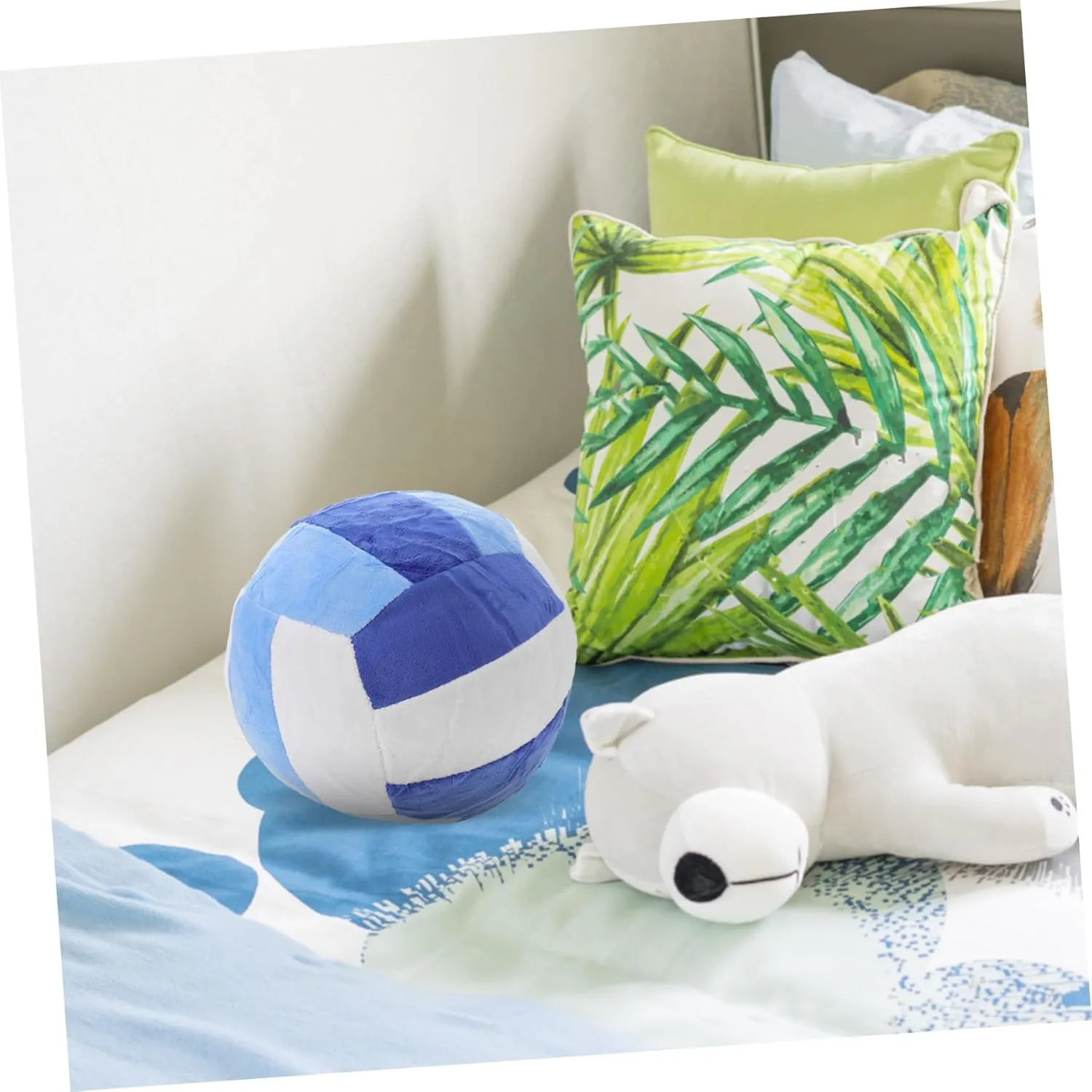 Comfortable Home wrap dense alien entertainer wanderer Decor Great Volleyball Players and Enthusiasts Garneck Volleyball Plush Pillow Realistic Cushion for Sports Fans Soft and 