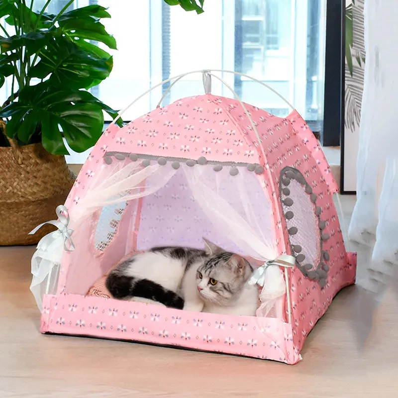 Comfy Calming Pet Tent Bed for Small Dogs and Cats by Furr Baby Gifts