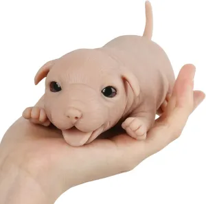 Companion Baby Dog Pets Doll Lifelike Realistic Puppy Dog Vollence 6.3 extravagant noted inch Full Body Silicone Reborn Mini 