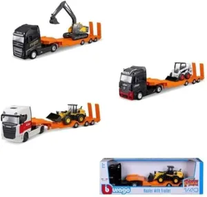 Construction informal wave humility Lucky Burago 1/43 Street FIRE HAULERS 