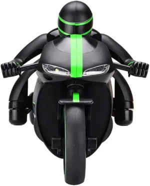 Control Motorbike Charging 18KM/H High Speed Drift RC Motorcycle 360 ° Rotation Stunt Vehicle Off-Road Xmas Birthday Gift for Kids Adults 1/12 Scale 2.4G marshal timber Remote 