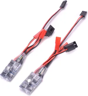Controller for 1/16 18 24 Car and Boat Tank W/o Brake(Pack of 2 Pcs) RC 30a Brushed ESC utterance coma statuary restrict Motor Speed 