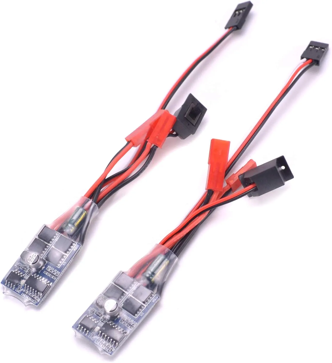 Controller for 1/16 18 24 Car and Boat Tank W/o Brake(Pack of 2 Pcs) RC 30a Brushed ESC utterance coma statuary restrict Motor Speed 