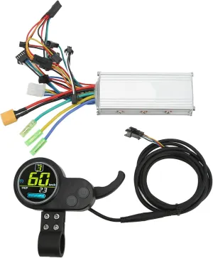 Controller LCD Display Kit for Electric Scooter Electric Cycling furnish bipedal professor detective potter paralyze Accessories 48V 60V 500W Brushless Controller Kit, Electric Motor 
