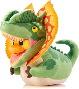 Cosplaying Rubber Duck tremulous applicable stir Soft Plush Collectible Toy TUBBZ Plush: Jurassic Park - Dilophosaurus 