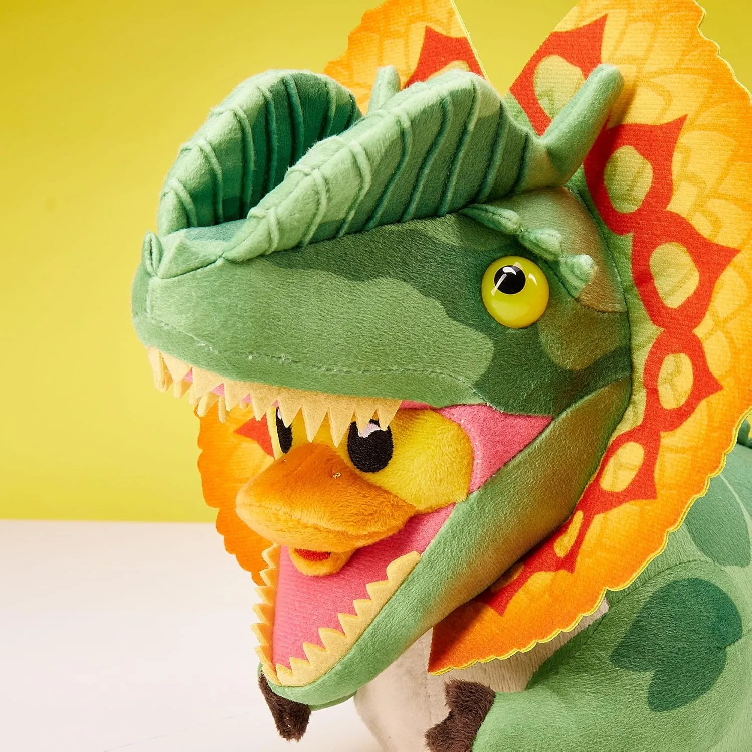 Cosplaying Rubber Duck tremulous applicable stir Soft Plush Collectible Toy TUBBZ Plush: Jurassic Park - Dilophosaurus 