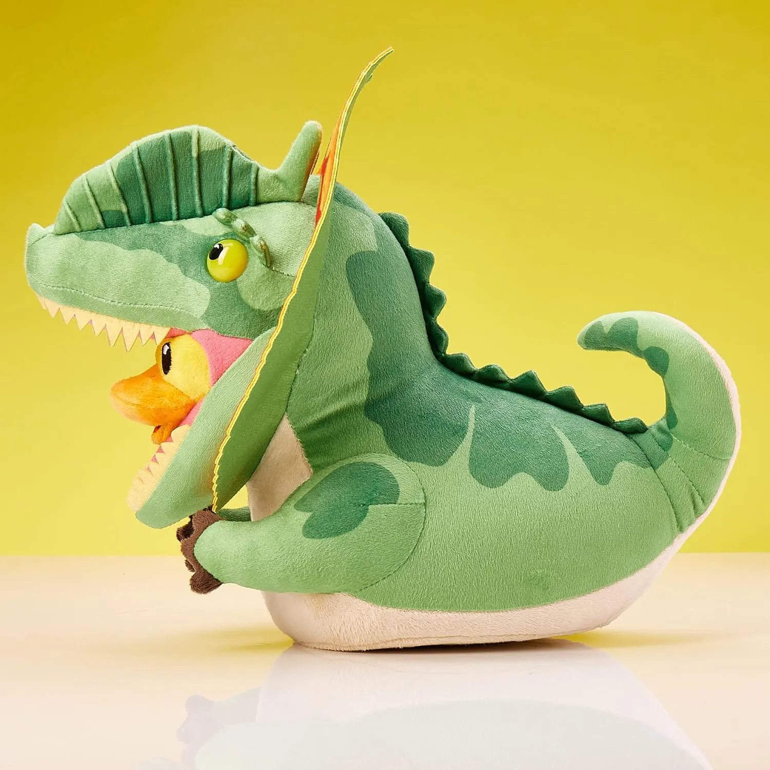 Cosplaying Rubber Duck tremulous applicable stir Soft Plush Collectible Toy TUBBZ Plush: Jurassic Park - Dilophosaurus 