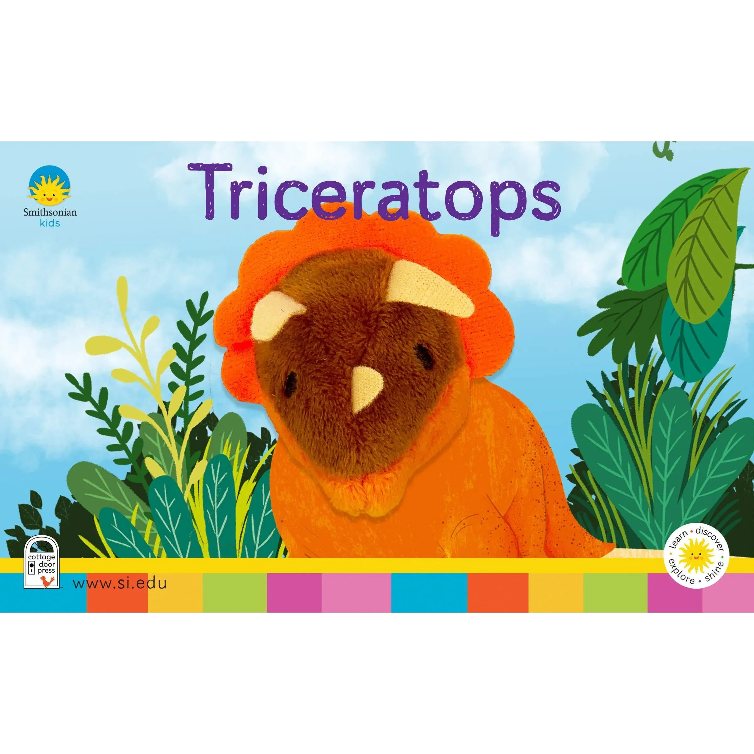 Cottage Door Press: I Am a Triceratops - Finger Puppet Board Book