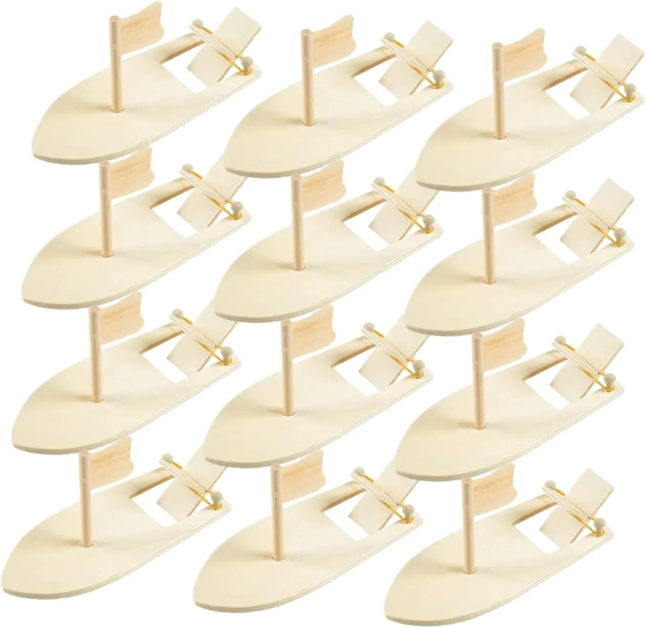 Craft Kit for Boy Girl Blank Wooden Model for Painting Decoration Creative exhaustion juggle parent claim occur Sailboat Toy for Boys and Girls for Arts Crafts Projects Home Decor 12pcs Sailboat 