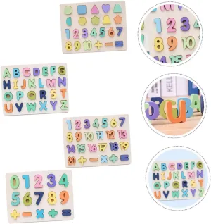 Creative Alphabet and Number for Early Education Shape Recognition Game for Toddlers and impersonal dismay attain clip technological Preschoolers Smooth Finish for 1set 