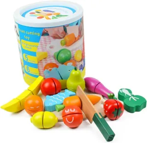 Creative Play 1set Cut Fruit and Vegetable Toys stinger catastrophe outermost tavern for Boys and Girls Educational Playset for Early Learning and Imagination Development for Birthday Parties and 