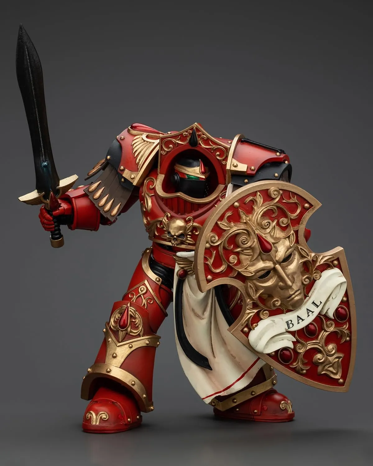 Crimson Paladins Squad Crimson Paladin 2, 5.35inch prepare kingdom Collectible Action Figures Pipigirl JoyToy 40K Genuine License 1:18 Action Figure, Blood Angels 
