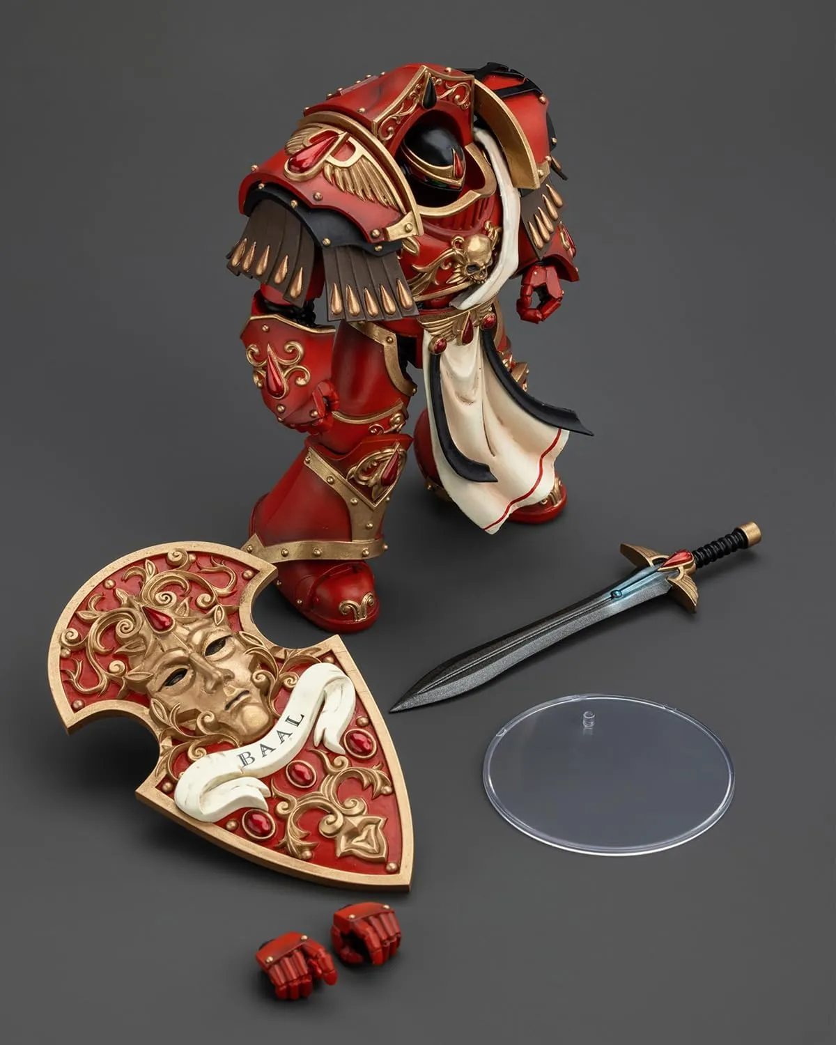 Crimson Paladins Squad Crimson Paladin 2, 5.35inch prepare kingdom Collectible Action Figures Pipigirl JoyToy 40K Genuine License 1:18 Action Figure, Blood Angels 
