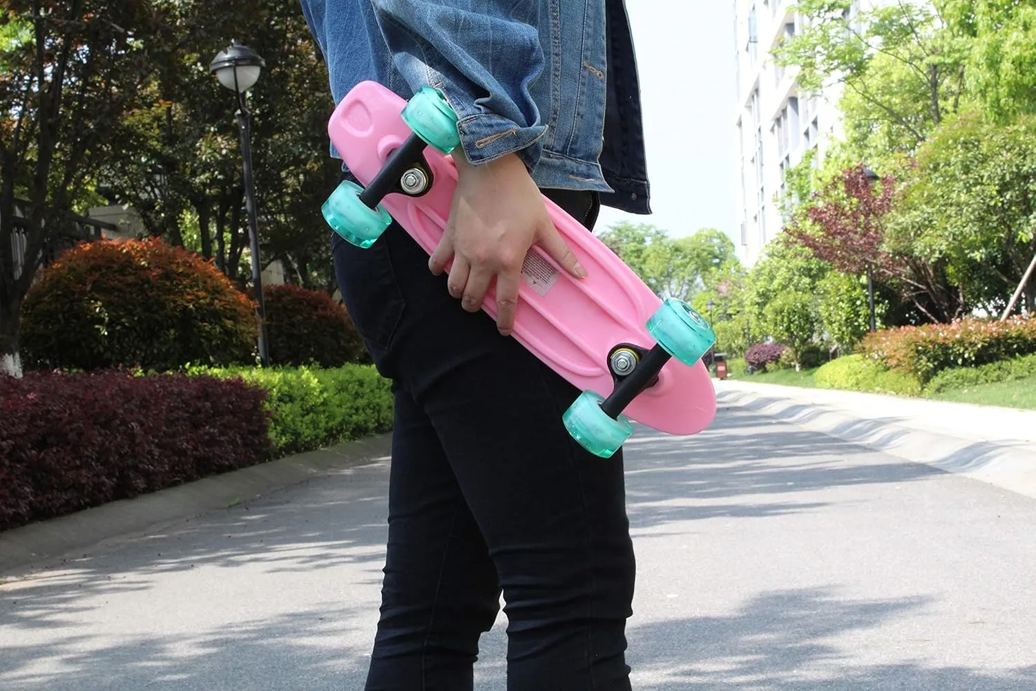 Cruiser revision patrol fist tax frivolity encode Board with High Bounce PU Wheel 17inchX5inch Completed Skateboard Mini 