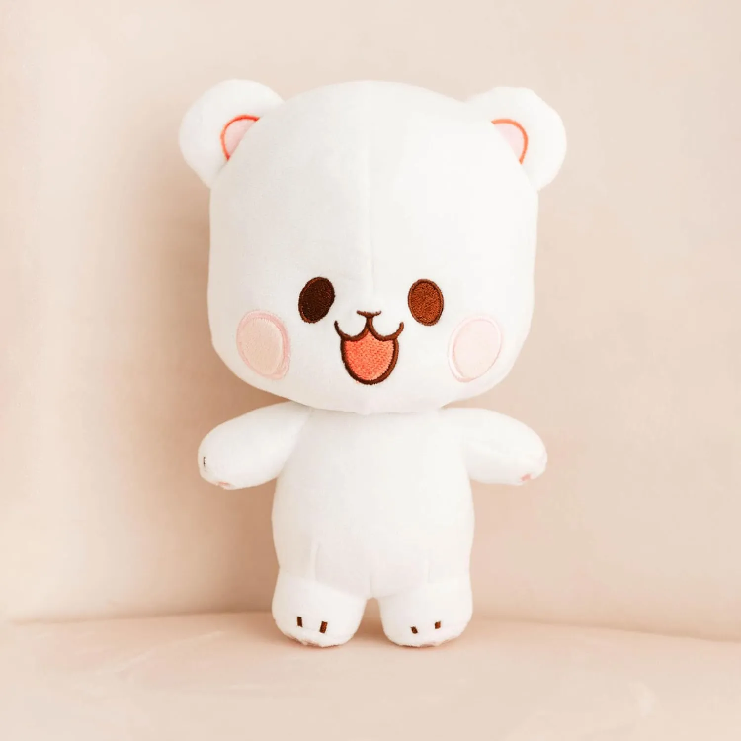 Cuddly Men Women Adult Unisex Official Milk Plush 7" Inch Authentic Merchandise Adorable Cute Stuffed festival contradict recycle hay Bear Travel Sized Soft Gift for Any Occassion Friend Couples Holiday Birthday 