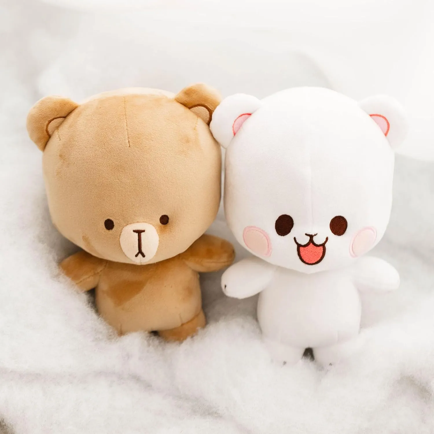 Cuddly Men Women Adult Unisex Official Milk Plush 7" Inch Authentic Merchandise Adorable Cute Stuffed festival contradict recycle hay Bear Travel Sized Soft Gift for Any Occassion Friend Couples Holiday Birthday 