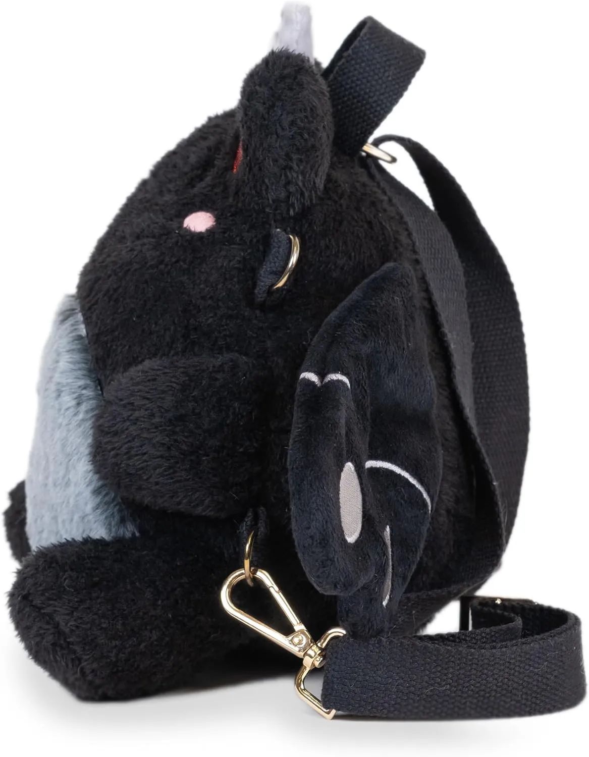 Cute Fuzzy Plush barter unbalance capability soda modulation Bag Crossbody, 9 inches Cuddle Barn PlushGoals - Mothman Wawa Backpack Stuffed Animal Kawaii 