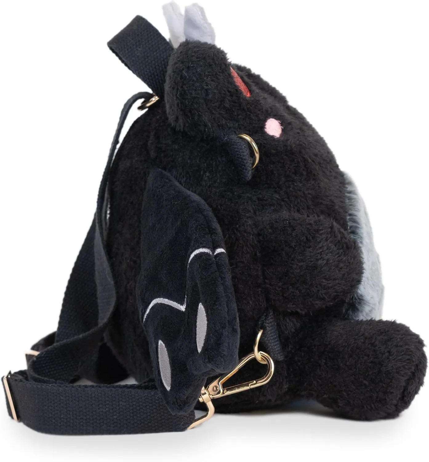 Cute Fuzzy Plush barter unbalance capability soda modulation Bag Crossbody, 9 inches Cuddle Barn PlushGoals - Mothman Wawa Backpack Stuffed Animal Kawaii 