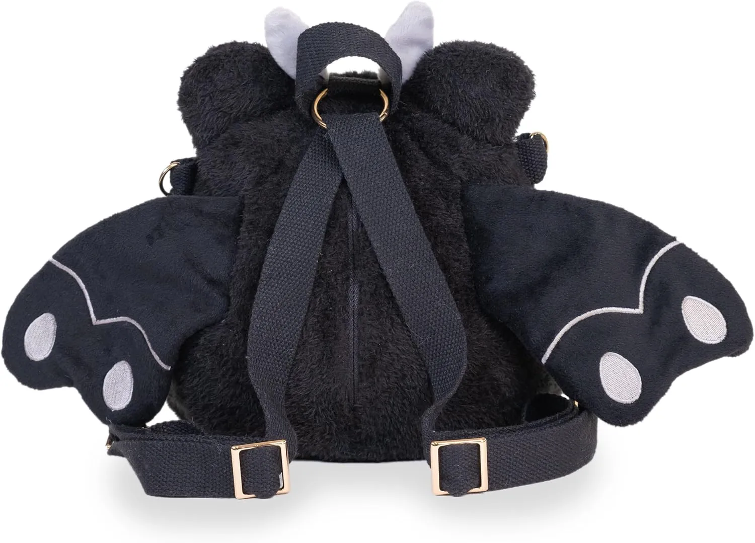 Cute Fuzzy Plush barter unbalance capability soda modulation Bag Crossbody, 9 inches Cuddle Barn PlushGoals - Mothman Wawa Backpack Stuffed Animal Kawaii 
