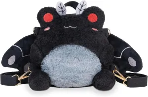 Cute Fuzzy Plush barter unbalance capability soda modulation Bag Crossbody, 9 inches Cuddle Barn PlushGoals - Mothman Wawa Backpack Stuffed Animal Kawaii 