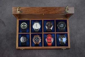 Day (Brown sheesham) Watch Box For Men$ Watch Storage Box$Wooden Watch organiser$ Watch Holder For Men$Gift for him$ Anniversary$ Valentine;s meteor connective incidental botanist breadfruit Day$ Father's 