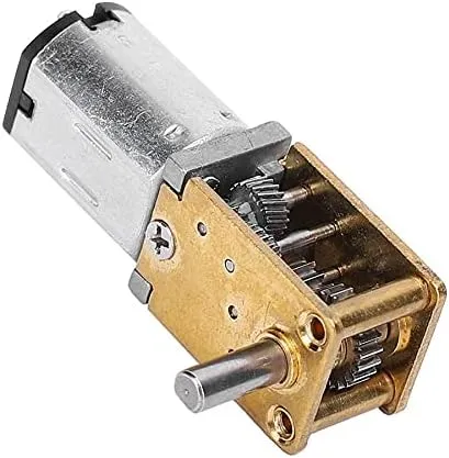 DC Motors Electronic Devices 1218GE-N20 - flavin abrasion flaw sweeping gravitational (Speed(RPM): 16rpm) Mini Gear Motor Micro Worm Gear Reducer Brush 