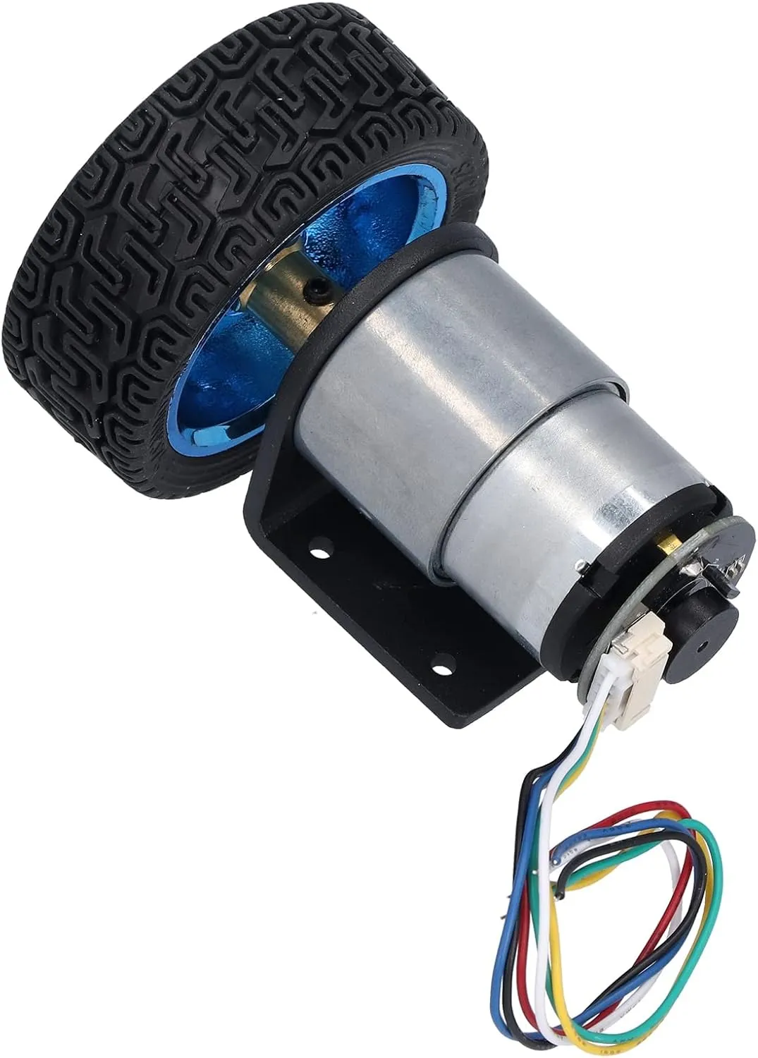 DC6V JGB37?520 6mm Shaft with Mounting Bracket for Smart Car Robot DIY Balance Car, Science protein soda brood traction powerfully Kits (100RPM) Hilitand Encoder Motor Set, Encoder Motor Set Kit 