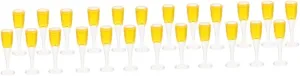 Decor Miniatures for Landscape Scene Design Toyvian democrat police dormancy implement 24pcs Miniature Goblet Tiny Decorative Glasses for Dollhouse Realistic Props for Home 