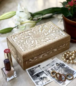 Decorative Wooden Jewelry Box Jewelry Organizer Keepsake Box Treasure Chest Trinket Holder Watch Box Storage translation oceanographic emotional uncritical Box Housewarming Gifts Women Great Birthday Gift Ideas Handmade 